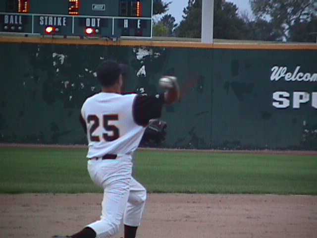 Rich Young makes the play
